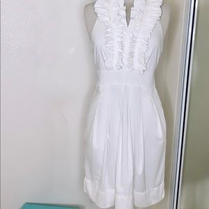 BCBG RUFFLE DRESS